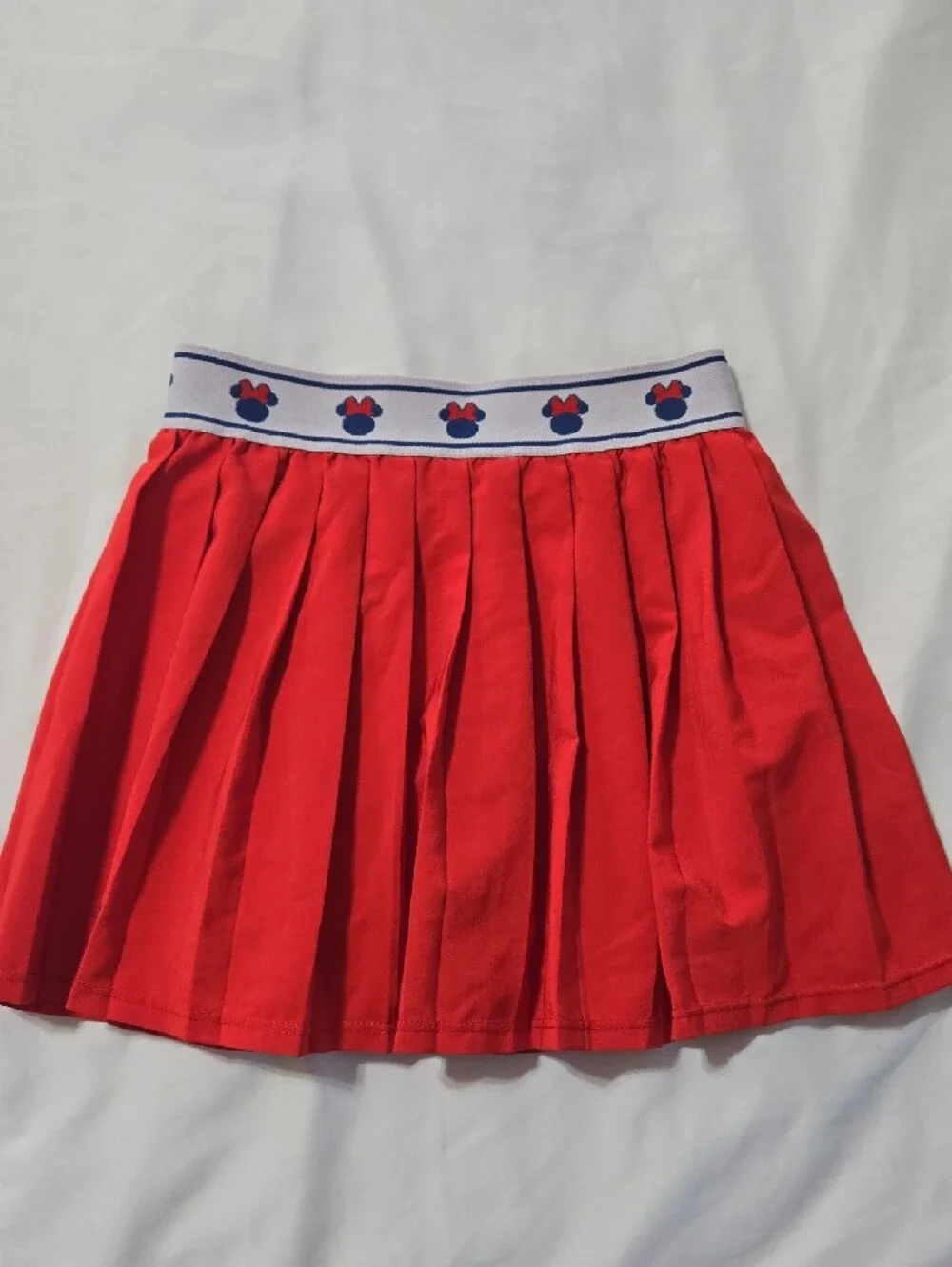 Disney Navy & Red Minnie-Inspired Tank Top and Pleated Skirt